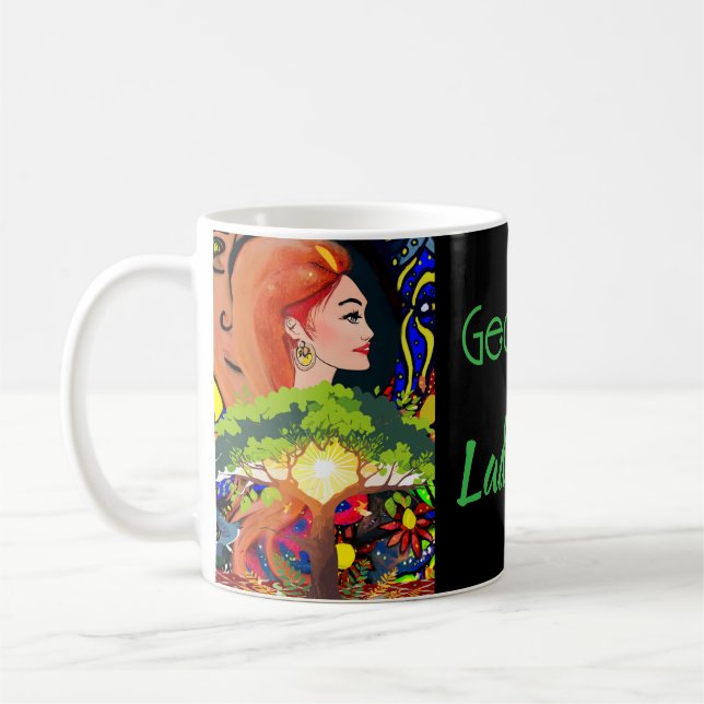 Caneca De Café Custom Lady Luck Couple's Game Night  (Esquerda)