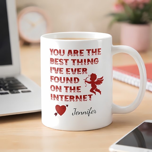 Caneca De Café Custom Name Mug | Funny Online Dating Gift (Custom Name Mug – Funny Online Dating Gift)