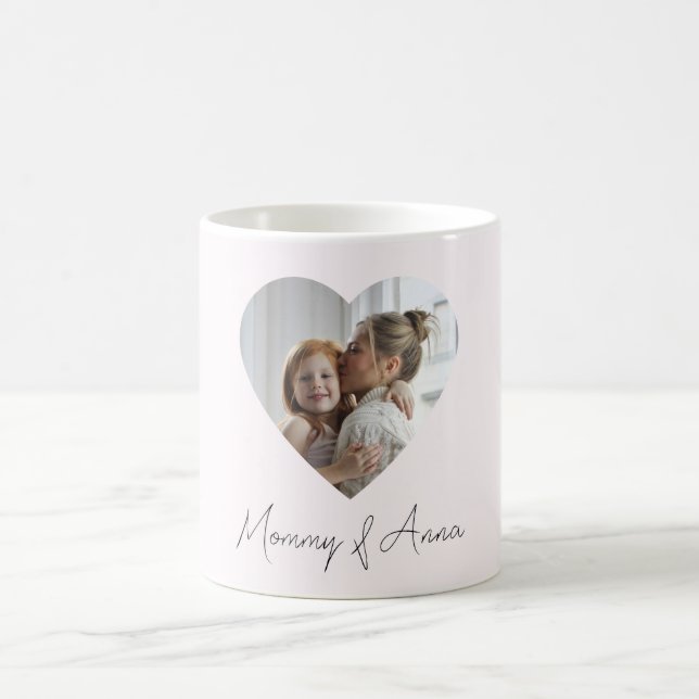 Caneca De Café Custom Name & Photo | Personalized Mug Gift (Centro)