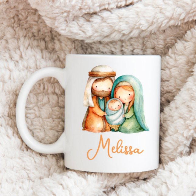 Caneca De Café Custom Nativity Christmas Coffee Mug Gift (Criador carregado)