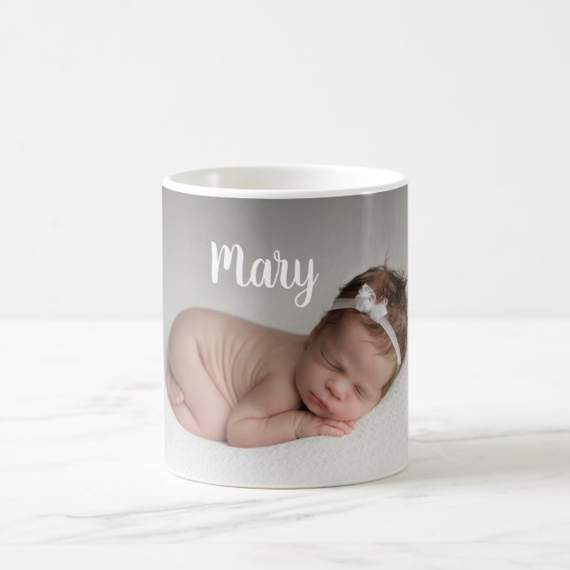 Caneca De Café Custom photo and name mug personalized (Centro)
