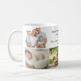 Caneca De Café Custom Photo Collage Mug – Your Photo & Your Text 