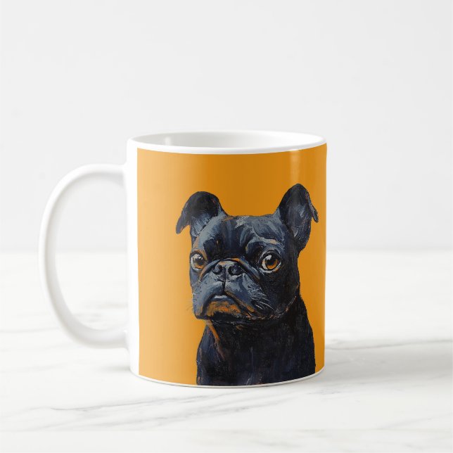 Caneca De Café Custom Photo Modern Cool Elegant Create Your Own (Esquerda)