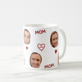 Caneca De Café Custom Photo “Mom” Mug – Personalized Mother’s Day