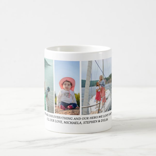 Caneca De Café Custom Photo & Personal Message Mother’s Day Gift  (Centro)