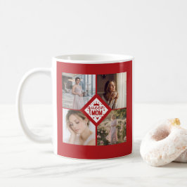 Caneca De Café Custom Queen Mom Photo Collage Keepsake