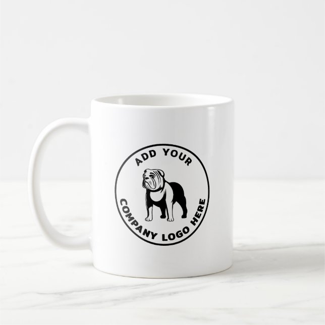 Caneca De Café Custom Simple Business Logo (Esquerda)