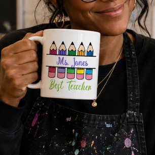 Caneca De Café Customizable Best Teacher Appreciation