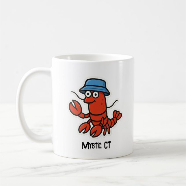 Caneca De Café Customizable Lobster  (Esquerda)