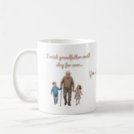 Caneca De Café Customize grandpa name