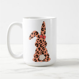 Caneca De Café Custon Rabbit Pints Leopard