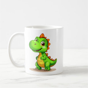 Caneca De Café Cute 3D Digital Paint Baby Dinosaur Mug