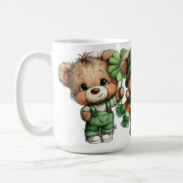 CANECA DE CAFÉ CUTE ADORABLE IRISH DRESSED TEDDY BEARS