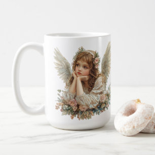 Caneca De Café Cute Angel / Cherub / Guardian Angel