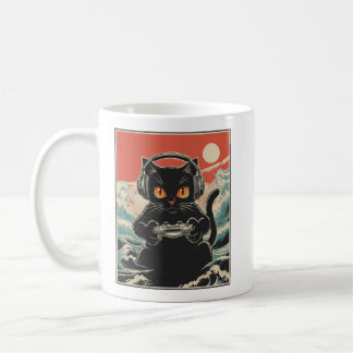 Caneca De Café Cute Anime Gamer Kawaii Cat Japanese Gaming Gift B