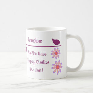 Caneca De Café Cute Artsy Mug para Pequenos Artistas Pintores
