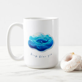 Caneca De Café Cute Blue Whale