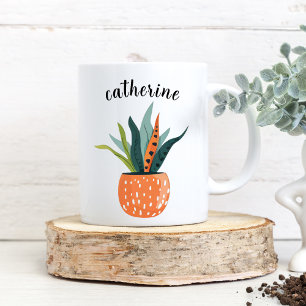 Caneca De Café Cute Boho Personalizado