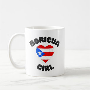 Caneca De Café Cute Boricua Girl Porto Rico