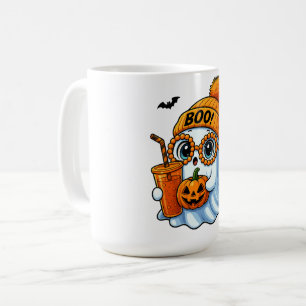 Caneca De Café Cute-Bougee-Ghost-Halloween