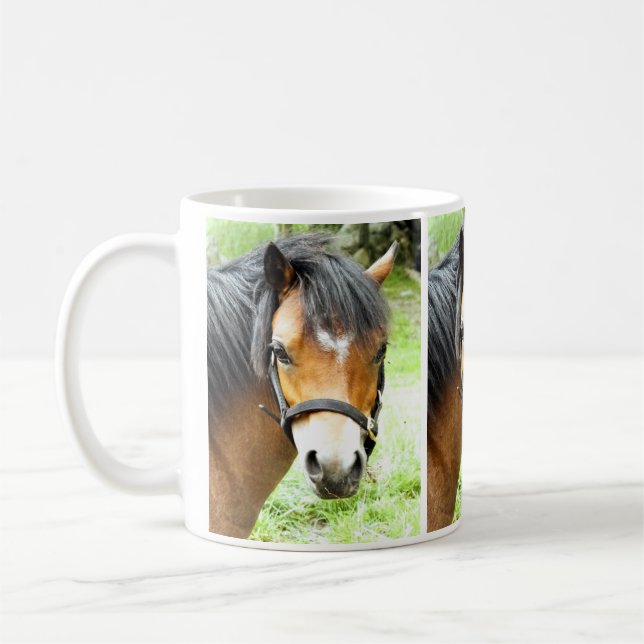 CANECA DE CAFÉ CUTE BROWN PONY (Esquerda)