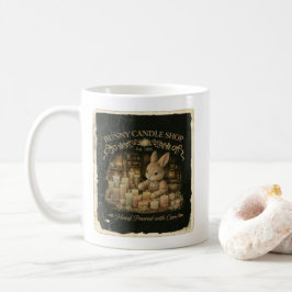 Caneca De Café Cute Bunny Candle Shop 