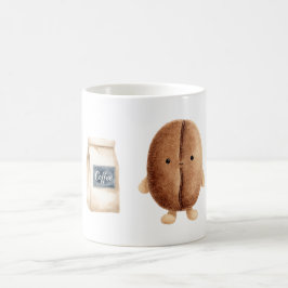 Caneca De Café Cute Café Bean