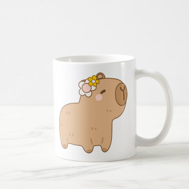 Caneca De Café Cute Capybara Mug (Direita)
