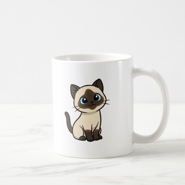 Caneca De Café Cute Cat Lover Mug – Purrfect Coffee Companion (Direita)