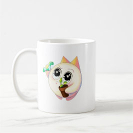 Caneca De Café Cute Cat Plant Lover Cartoon Mug