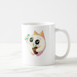 Caneca De Café Cute Cat Plant Lover Cartoon Mug