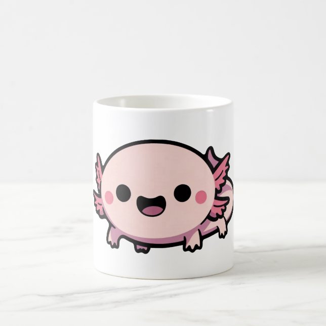Caneca De Café Cute Chibi Axolotl (Centro)