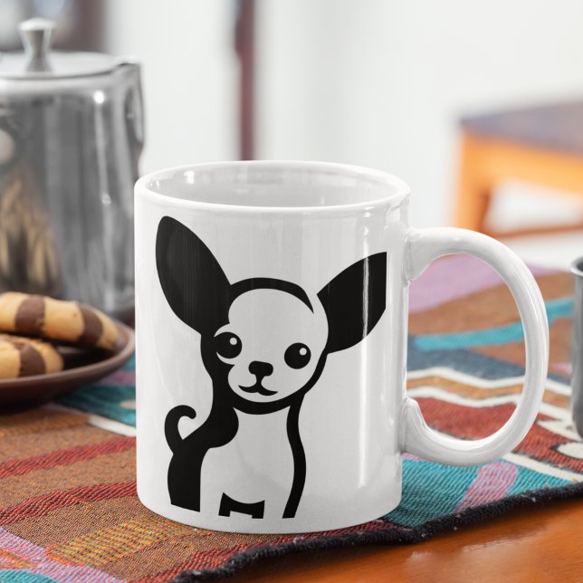 Caneca De Café Cute Chihuahua Puppy (Criador carregado)