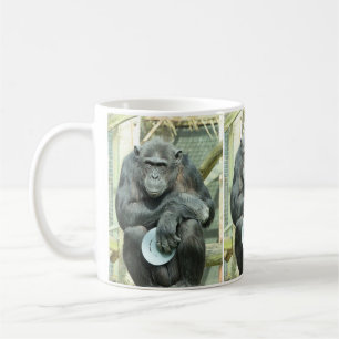 CANECA DE CAFÉ CUTE CHIMPANZÉ