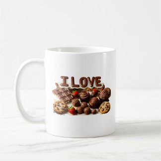 Caneca de Café Cute Chocoholic para Amantes de Cho