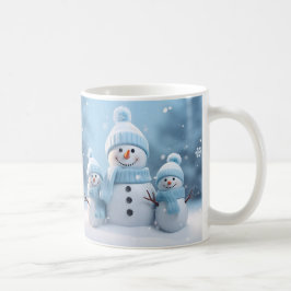 Caneca De Café Cute Christmas Snowman Mug | Cozy Winter Mug