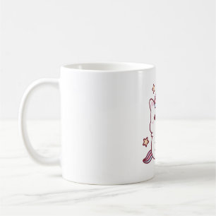 Caneca De Café Cute Chubby Unicorn Adora Boba Milk Tea