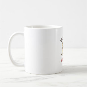 Caneca De Café Cute Corgi Dog Life É Melhor Com Dog Design_1