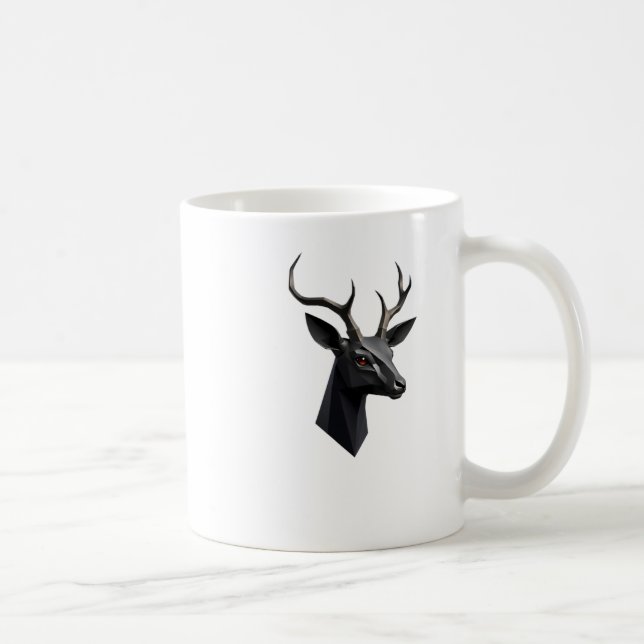 Caneca De Café Cute Deer Header 3d - Animal World Sticker (Direita)