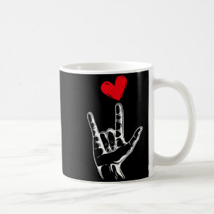 Caneca De Café Cute Dia dos Namorados_ Eu Te Amo Linguagem de Sin