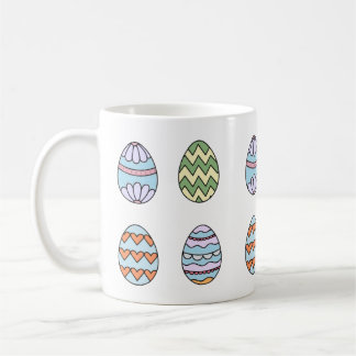 Caneca De Café Cute Easter Eggs Mug style 2