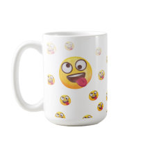Cute Emoji Divertido Com a Língua Para Fora