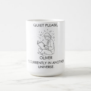 Caneca De Café Cute Estética Nome Personalizado Introvertido Lend