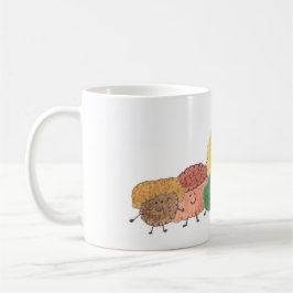 Caneca De Café Cute Fluffy Creatures on a Coffee Mug