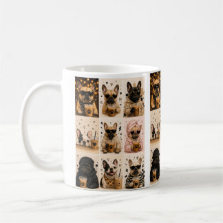 Caneca De Café Cute French Bulldog Coffee Collection – Aesthetic