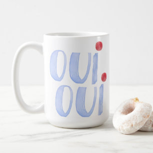 Caneca De Café Cute French Oui Oui Oui