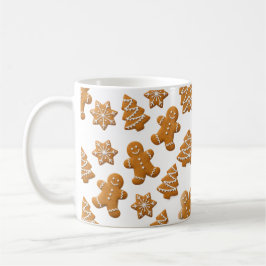 Caneca De Café Cute Gingerbread Cookies Christmas Mug