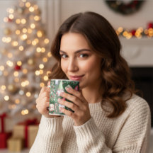 Cute Gnome Watercolor Christmas Pattern