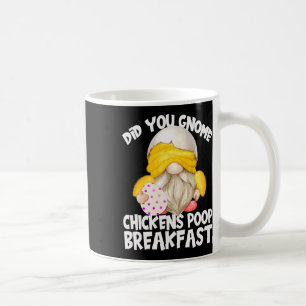 Caneca De Café Cute Gnomo Em Fantasia De Galinha Amarela Galinhas