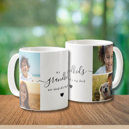 Caneca De Café Cute Grandchildren Photo Collage for Grandma